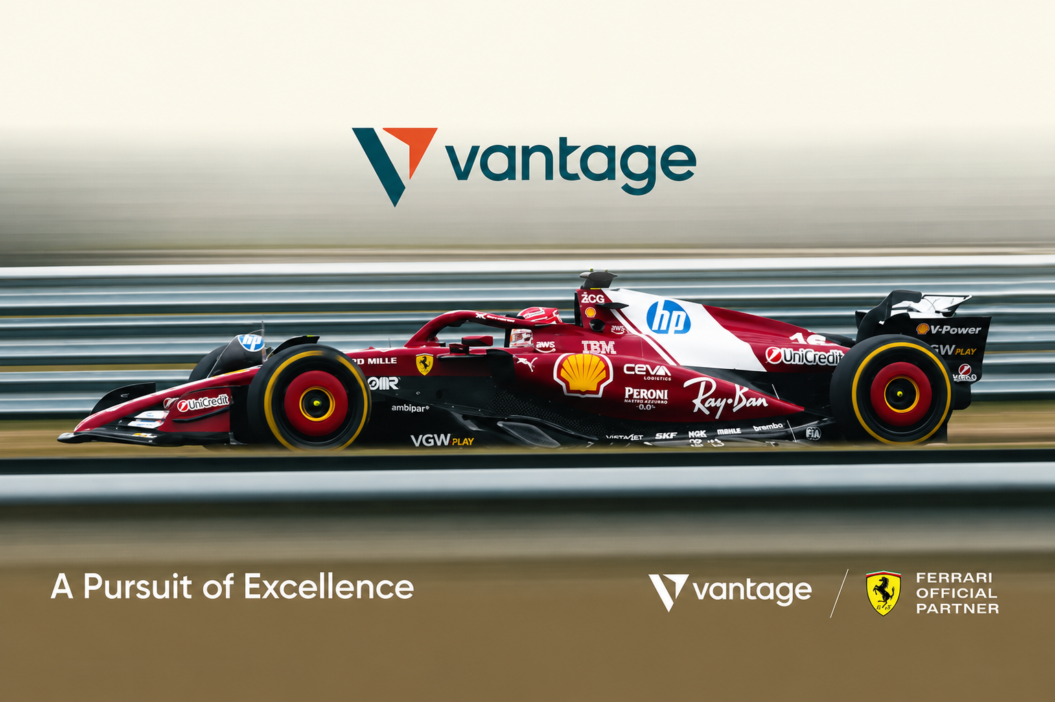 Vantage — Official Partner da Scuderia Ferrari